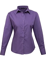 PR 300 Popelínová halenka s dlouhým rukávem model 22480053 purple - Premier PR 300 Popelínová halenka s dlouhým rukávem model 22480053 purple - Premier
