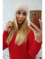 Milano fleecová čiapka K203 svetlo béžová