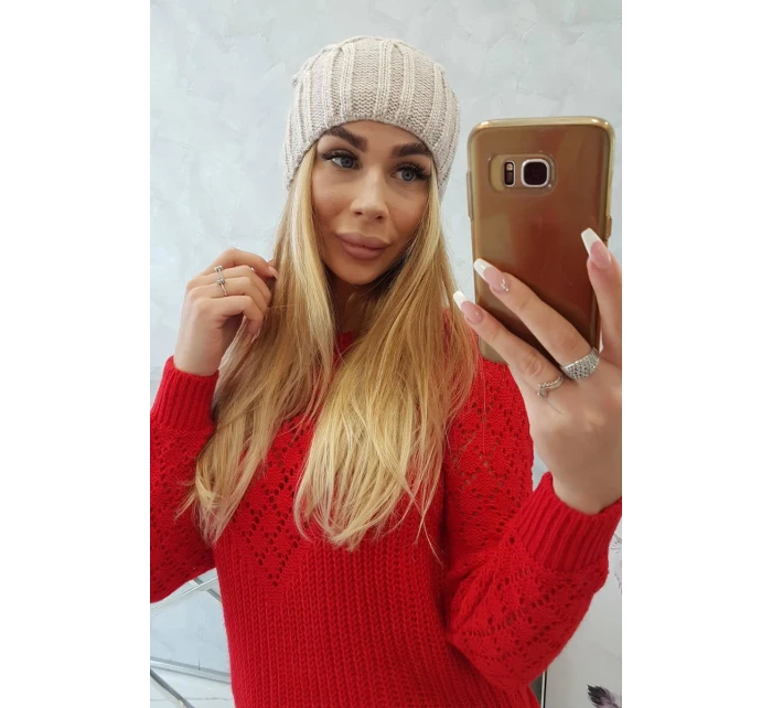 Milano fleecová čiapka K203 svetlo béžová