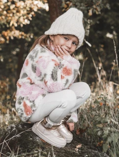 Dziecięce Śniegowce Big Star KK374221 Beżowo-Złote