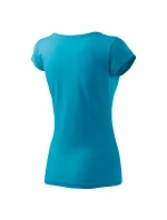 Čisté dámske tričko tyrkysové Čisté dámske tričko tyrkysové