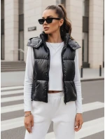 Dámska prešívaná vesta OSHE čierna FashionStreet TY3706