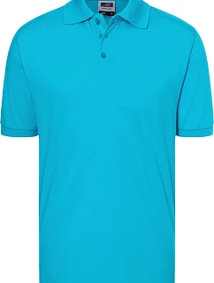 JN 70 Piqué polo model 22442132 turquoise - Daiber