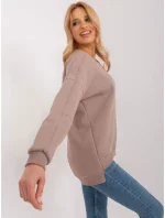 Bluza RV BL model 19394500 ciemny bezowy - FPrice Bluza RV BL model 19394500 ciemny bezowy - FPrice