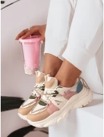 Dámské tenisky na podrážce beige Dstreet model 21983123 - FashionStreet Dámské tenisky na podrážce beige Dstreet model 21983123 - FashionStreet