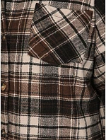 Koszula damska oversize w brązowa model 22394747 - FashionStreet