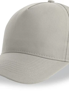 Atlantis Headwear Recy Five 5-panelová bejzbalová čiapka 33.0116 sivá
