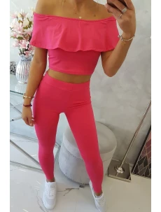 Sada s volánikmi malinová