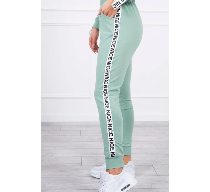 Sada s ozdobnými model 18746078 tmavě mátová - K-Fashion Sada s ozdobnými model 18746078 tmavě mátová - K-Fashion