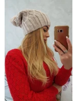 Milano fleecová čiapka K203 svetlo béžová