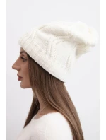 Čiapka s fleecom Sylwia K244 ecru