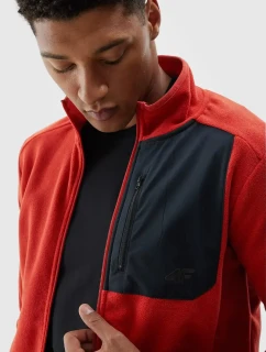 Polar Męski Ze Stójką Regular 4F 4FWAW24TFLEM250-70S Pomarańczowy