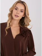 Bluzka MI BZ model 21782348 brązowy - FPrice Bluzka MI BZ model 21782348 brązowy - FPrice