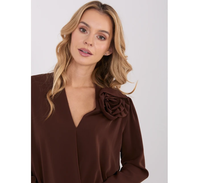 Bluzka MI BZ model 21782348 brązowy - FPrice Bluzka MI BZ model 21782348 brązowy - FPrice