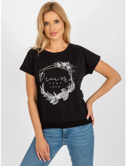 Bluzka RV BZ model 21153740 czarny - FPrice Bluzka RV BZ model 21153740 czarny - FPrice