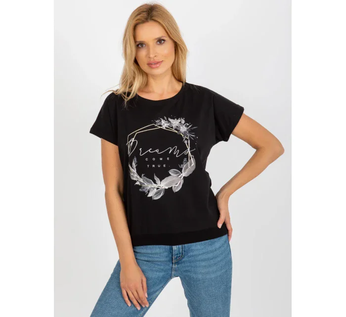 Bluzka RV BZ model 21153740 czarny - FPrice Bluzka RV BZ model 21153740 czarny - FPrice