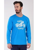 Pánske dlhé pyžamo Motocykel