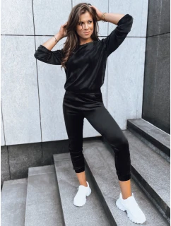 Dámská velurová tepláková souprava černá Dstreet model 21970324 - FashionStreet