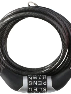 Dunlop špirálový zámok na bicykel, šifra 0,6x120 cm 1042695