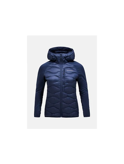 Performance W Bunda s kapucí model 22169670 Down Hybrid Hood navy blue - Peak