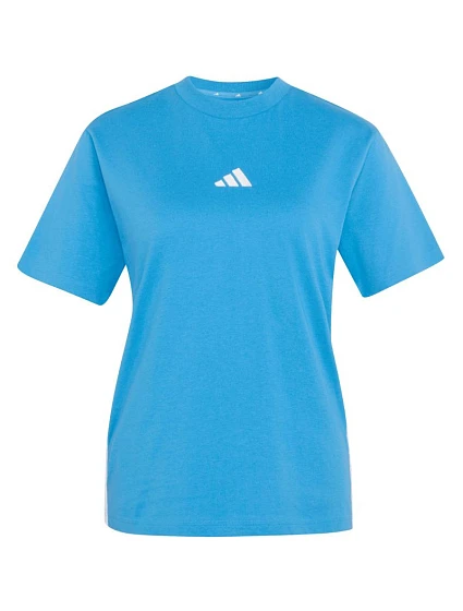 Dámské bavlněné tričko Essentials 3Stripes světle modrá model 22175763 - ADIDAS Dámské bavlněné tričko Essentials 3Stripes světle modrá model 22175763 - ADIDAS