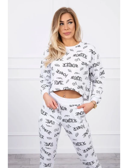 Sada s nápisy bílé barvy Sada s nápisy bílé barvy