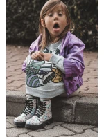 Dziecięce Botki Brokatowe We Wzory Wielokolorowe Reggie Dziecięce Botki Brokatowe We Wzory Wielokolorowe Reggie