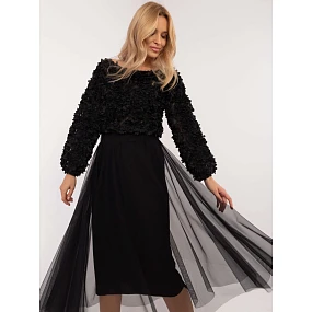Sukně DHJ SD model 20546678 černá - FPrice Sukně DHJ SD model 20546678 černá - FPrice