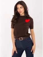 Jumper IT SW 93007.26 hnedý Jumper IT SW 93007.26 hnedý