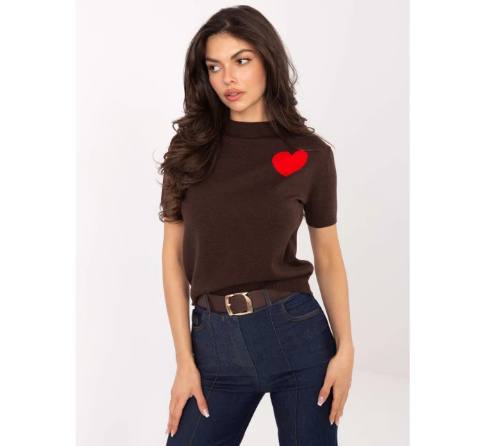 Jumper IT SW 93007.26 hnedý Jumper IT SW 93007.26 hnedý