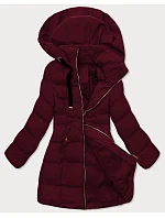 Dámska bunda s kapucňou J Style Burgundy (5M3231-1) Dámska bunda s kapucňou J Style Burgundy (5M3231-1)