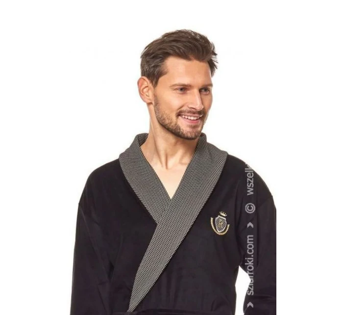 Pánsky župan 9102 black - L&L