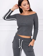 Súprava s dvojitými pruhmi grafit