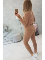 Dvoudílný model 18748187 set alpaka velbloudí - K-Fashion Dvoudílný model 18748187 set alpaka velbloudí - K-Fashion