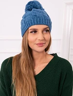 Fleecová čiapka Stefania K278 denim