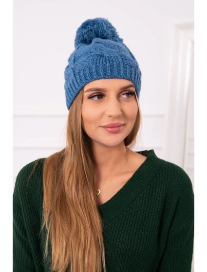 Fleecová čiapka Stefania K278 denim Fleecová čiapka Stefania K278 denim