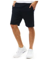 Pánské krátké teplákové šortky tmavě modré Dstreet model 21977343 - FashionStreet