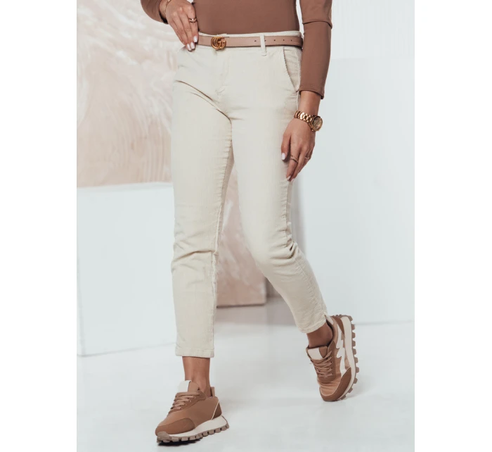 Dámské kalhoty mom fit light beige Dstreet model 21982212 - FashionStreet