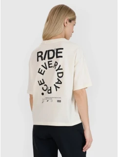 Dámské tričko oversize s potiskem model 21433324 - 4F