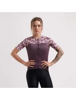 Rogelli ESSENTIAL GRAPHIC dres bordovo-koralový XS