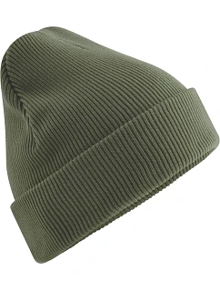 B Pletená čepice z bio bavlny 53. olive green model 22540139 - Beechfield