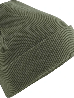 B Pletená čepice z bio bavlny 53. olive green model 22540139 - Beechfield