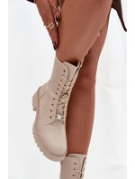 Dámské workery s přezkami Medvídek Srdce Béžové Iravine Dámské workery s přezkami Medvídek Srdce Béžové Iravine