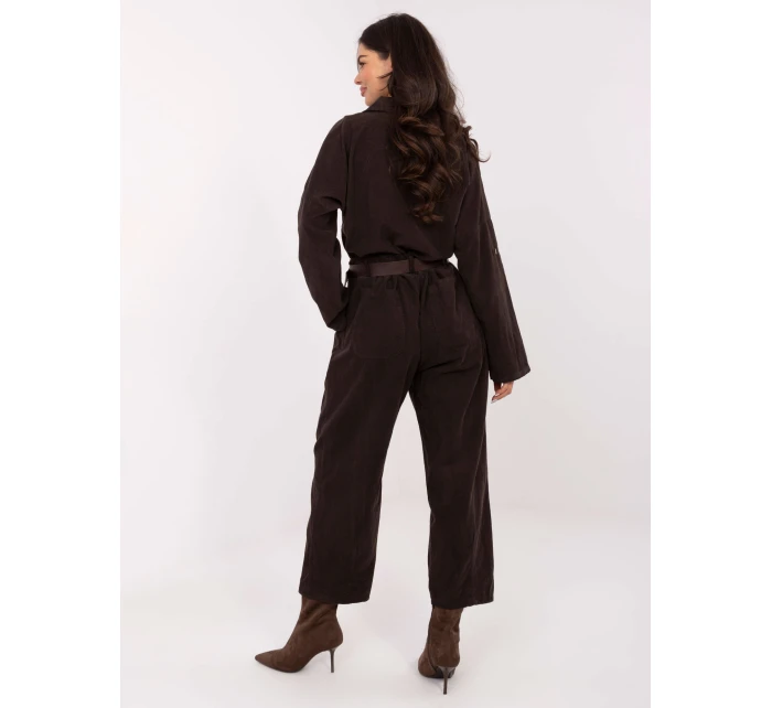 IT nohavice SP 258009.83 tmavohnedé