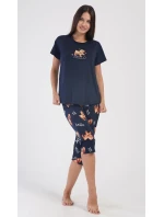 Dámske capri pyžamo Dominika Dámske capri pyžamo Dominika