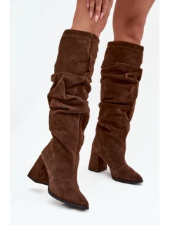 Topánky na podpätku model 219401 Krok vo veľkom štýle