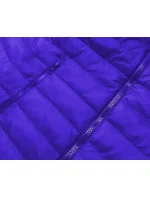 Ľahká modrá dámska prešívaná bunda (20311-184) Ľahká modrá dámska prešívaná bunda (20311-184)