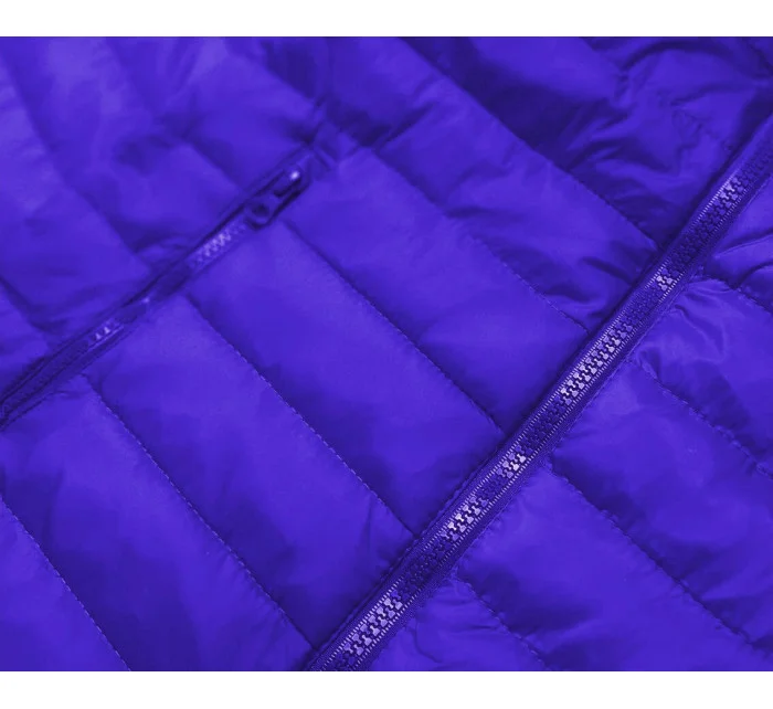 Ľahká modrá dámska prešívaná bunda (20311-184) Ľahká modrá dámska prešívaná bunda (20311-184)