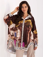 IT košeľa KS 18729.12 hnedá