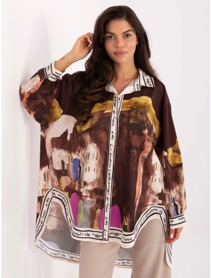 IT košeľa KS 18729.12 hnedá IT košeľa KS 18729.12 hnedá